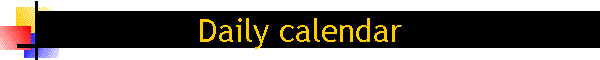 Daily calendar